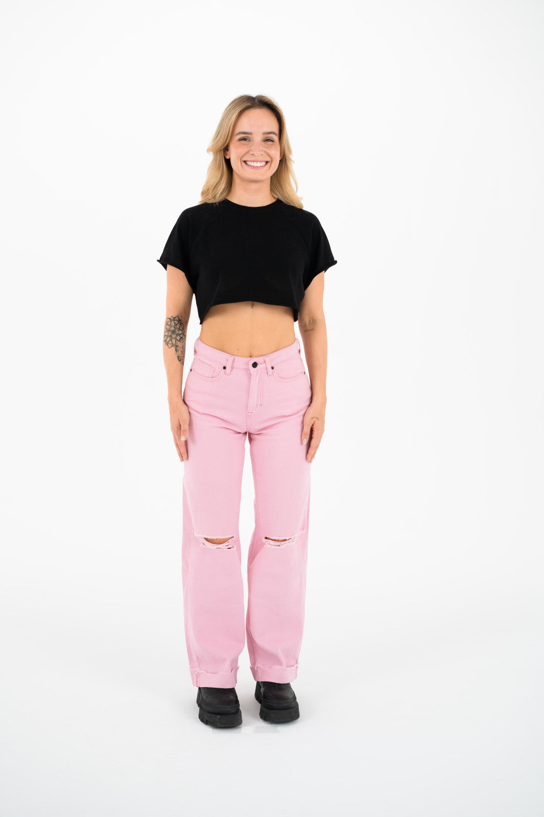 BAGGY JEANS Rosa